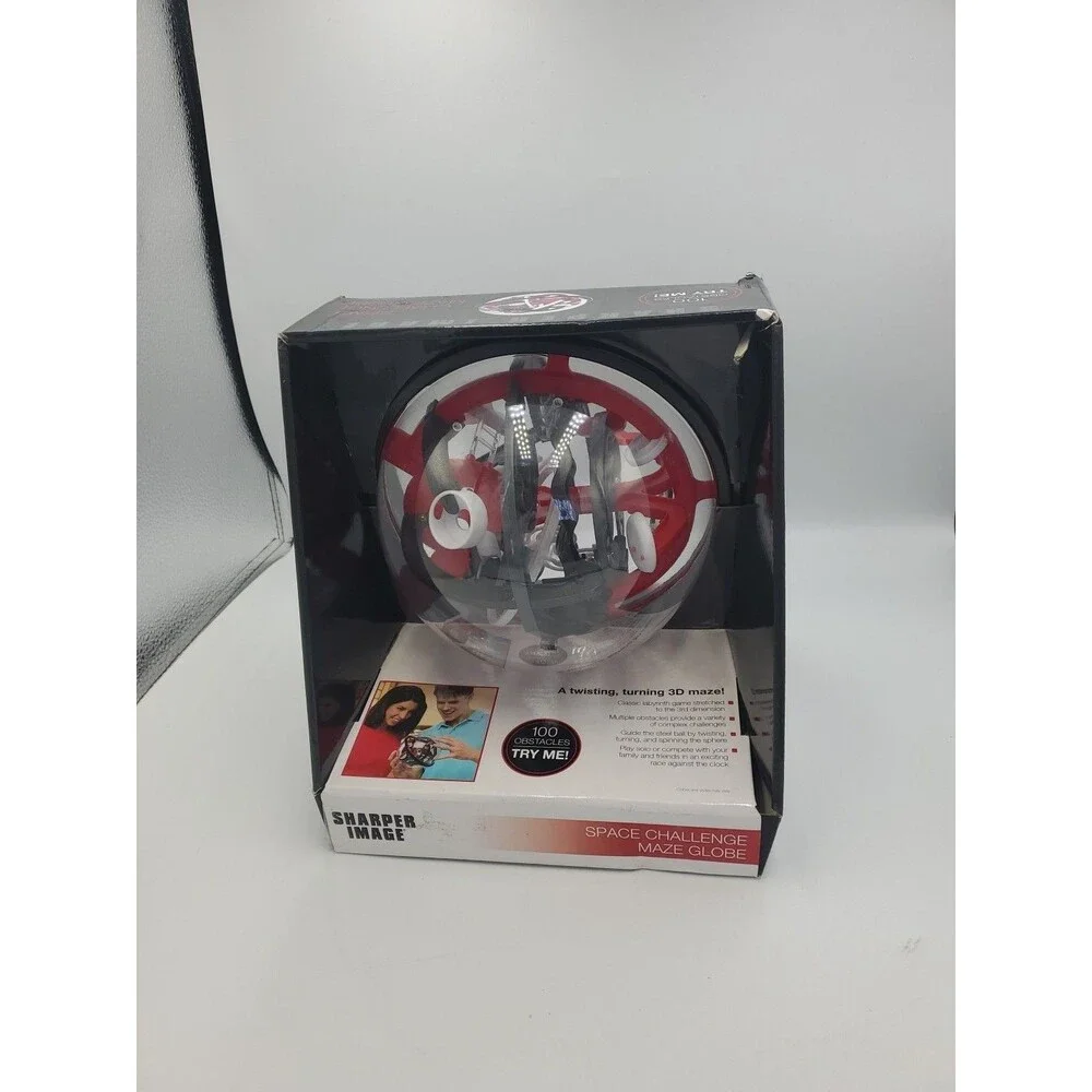 Sharper Image Space Challenge Maze Globe New In Box